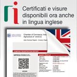 Certificati e visure in inglese